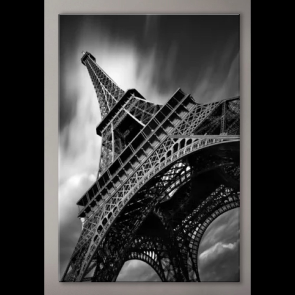 26x40 Canvas print of Eiffel Tower. Never hung in original box